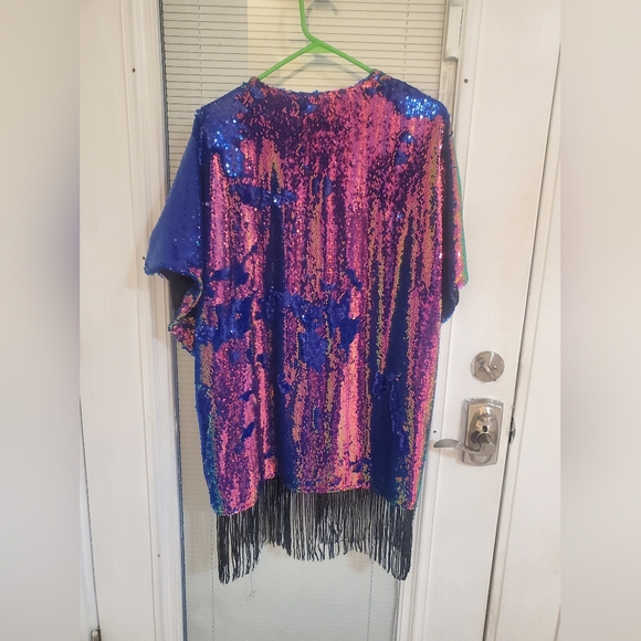 Sequin Fringe Jacket - Picture 3 of 3